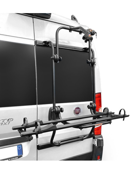 Portabici 2 bici posteriore nero per camper Crafter-Sprinter