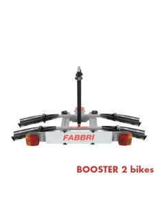 Portabici booster 2 bici posteriore in alluminio per gancio traino 2