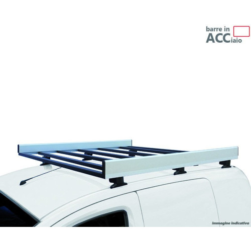Bagagliera cestello G3 in acciaio Fiat Doblo' II 2010-2022