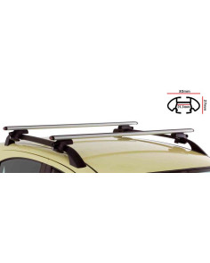 Barre portatutto corrimano per Subaru Forester 5P 2008-2018
