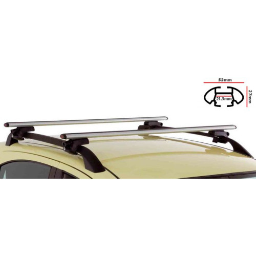 Barre portatutto corrimano per Subaru Forester 5P 2008-2018