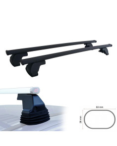Barre portatutto portapacchi acciaio Fiat Stilo dal 2001