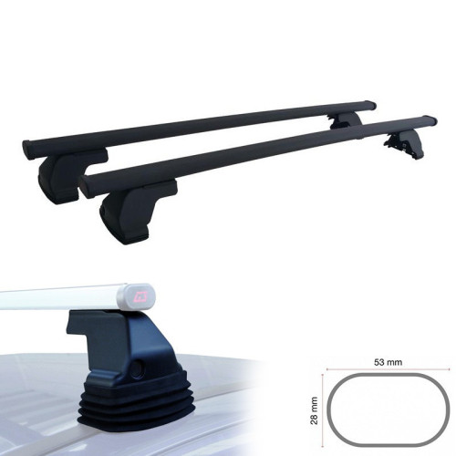 Barre portatutto portapacchi acciaio Renault Clio III 5p 2005-2012