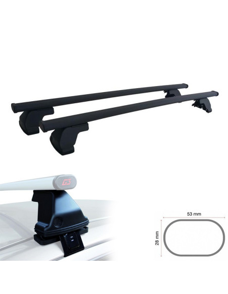 Barre portatutto portapacchi acciaio Toyota Corolla Verso 5p fino al 2004