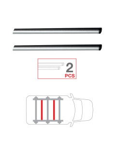 Coppia di barre trasversali aggiuntive alluminio 150cm per bagagliera G3