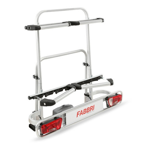 Carrello portasci snowboard universale per gancio traino. Con antifurto