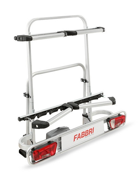 Carrello portasci snowboard universale per gancio traino. Con antifurto
