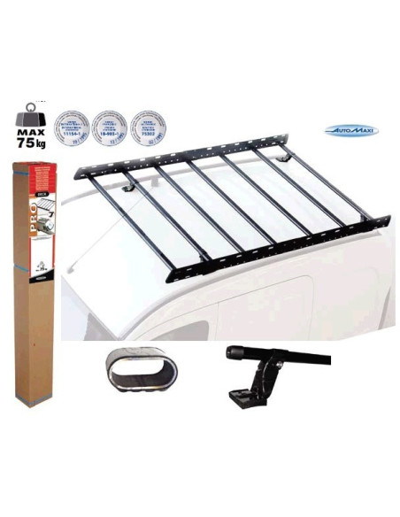 Bagagliera cestello portapacchi furgone 180x128cm Opel Combo D 2012-2018