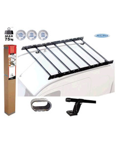 Bagagliera cestello portapacchi furgone 180x128cm Peugeot Bipper dal 2007 2