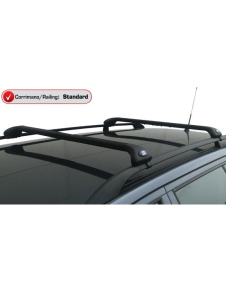 Barre portatutto acciaio telescopiche corrimano Suzuki SX4 2006-2009