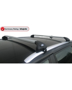 Barre portatutto alluminio corrimano integrato Bmw Serie 3 Touring F31-G21