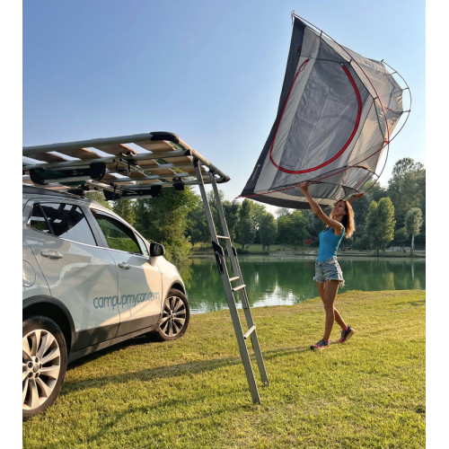 CampUp piattaforma con scaletta per tenda da tetto