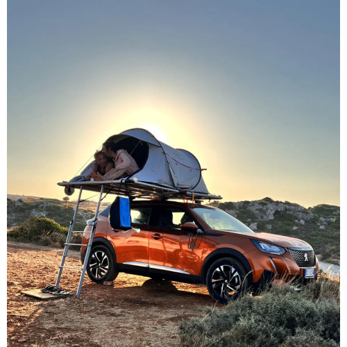 CampUp piattaforma con scaletta per tenda da tetto
