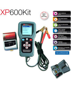 Tester Batteria Alternatore Massa professionale con stampante XP600kit